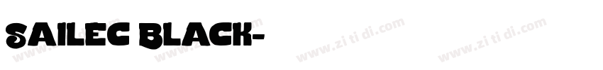 Sailec Black字体转换